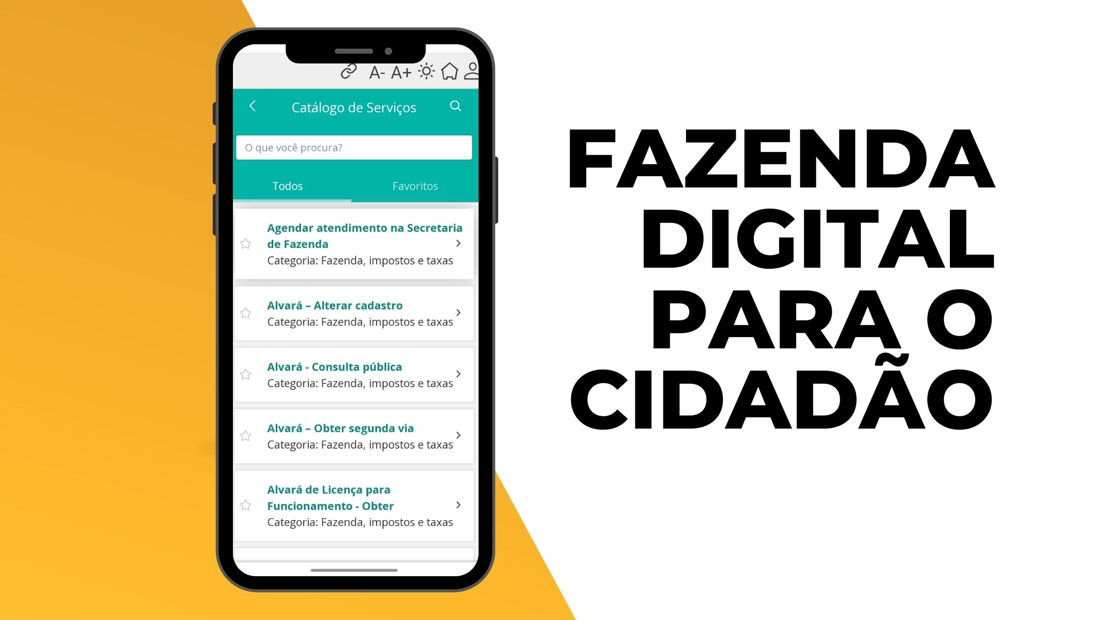 Fazenda digital para o cidadão