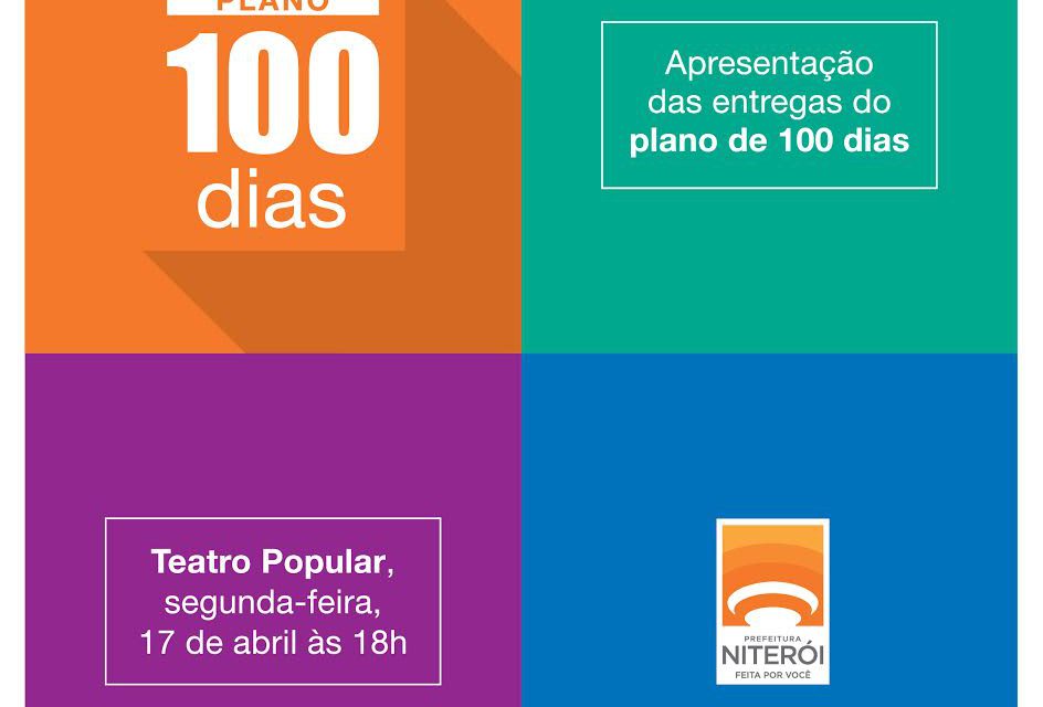 Entrega do Plano de 100 dias da Prefeitura de Niterói