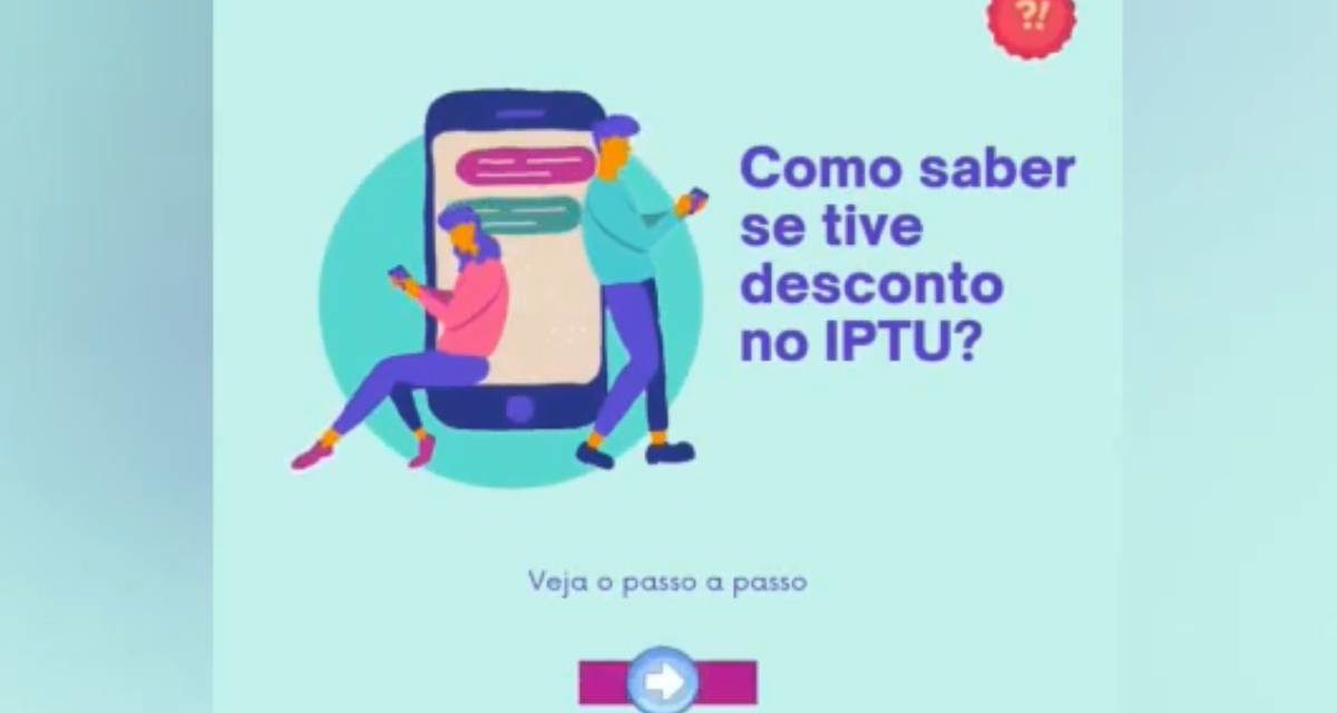 Como saber se tive desconto no IPTU?