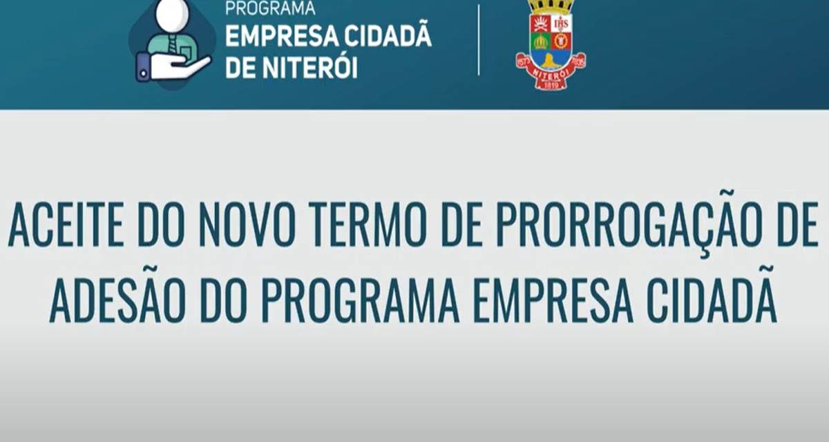 Novo aceite do Programa Empresa Cidadã