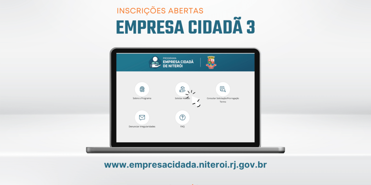 inscrições abertas para a terceira fase do Programa Empresa Cidadã!