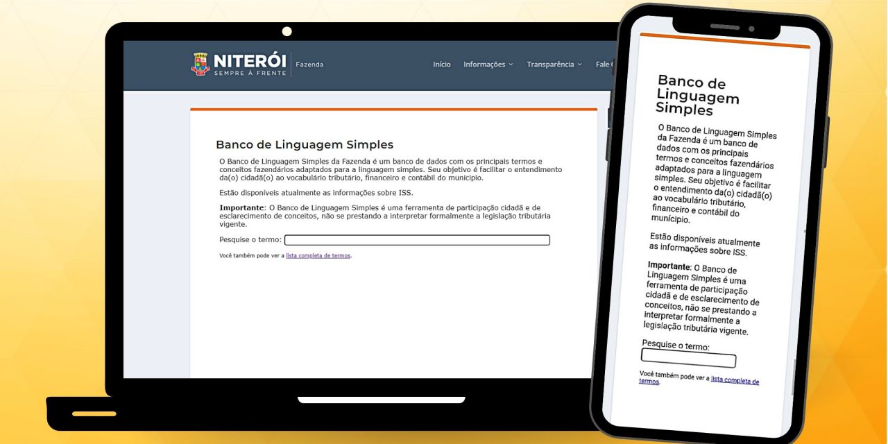 Secretaria de Fazenda de Niterói cria Banco de Linguagem Simples