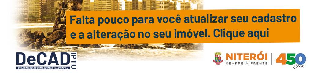<strong>Prefeitura de Niterói prorroga prazo para a Declaração de Informação Cadastral do Imóvel (DeCad) </strong>