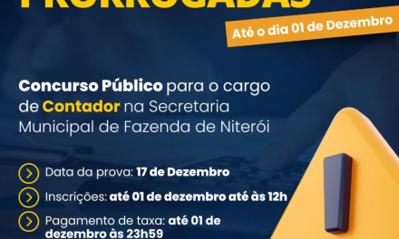 INSCRIÇÕES PRORROGADAS!