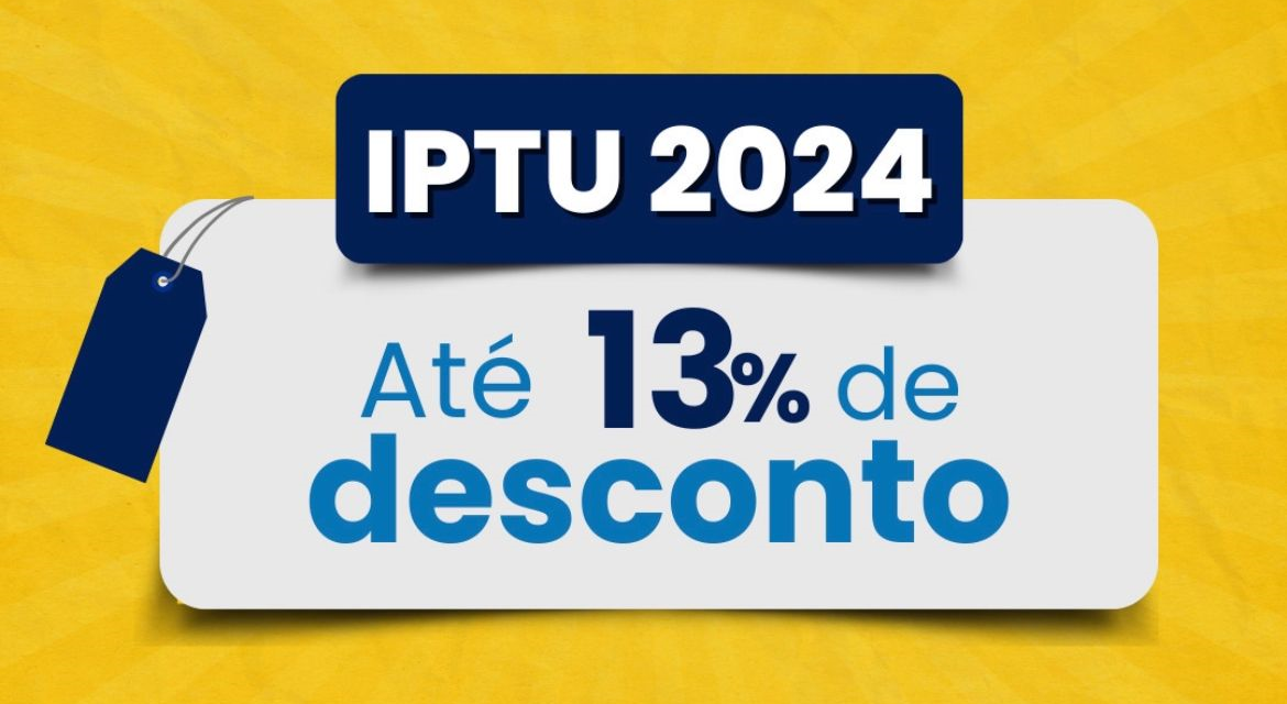 Desconto no IPTU 2024!!!