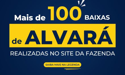 100 baixas no alvará!