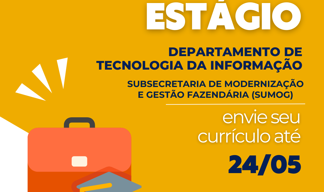 Vaga de Estágio!