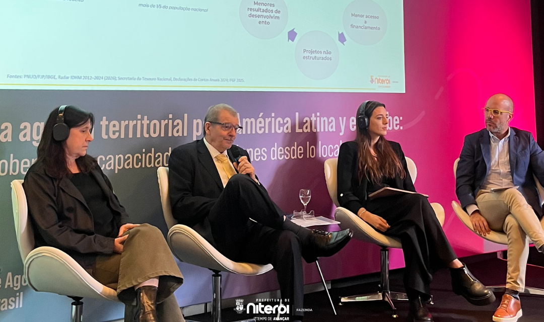 Secretário de Fazenda de Niterói participa de debate internacional sobre descentralização e equidade territorial